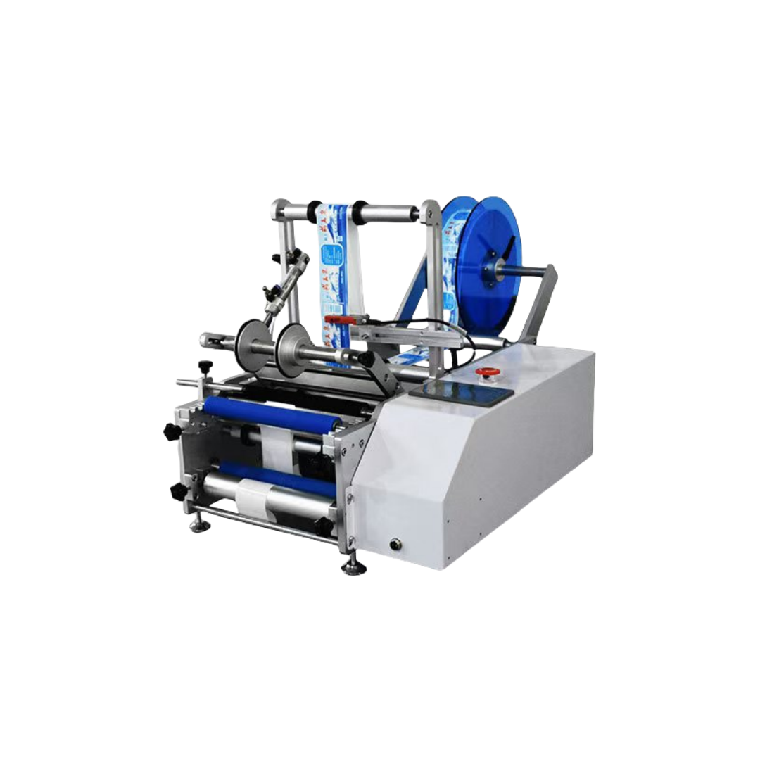 آلة لصق الملصقات شبه الأوتوماتيكية