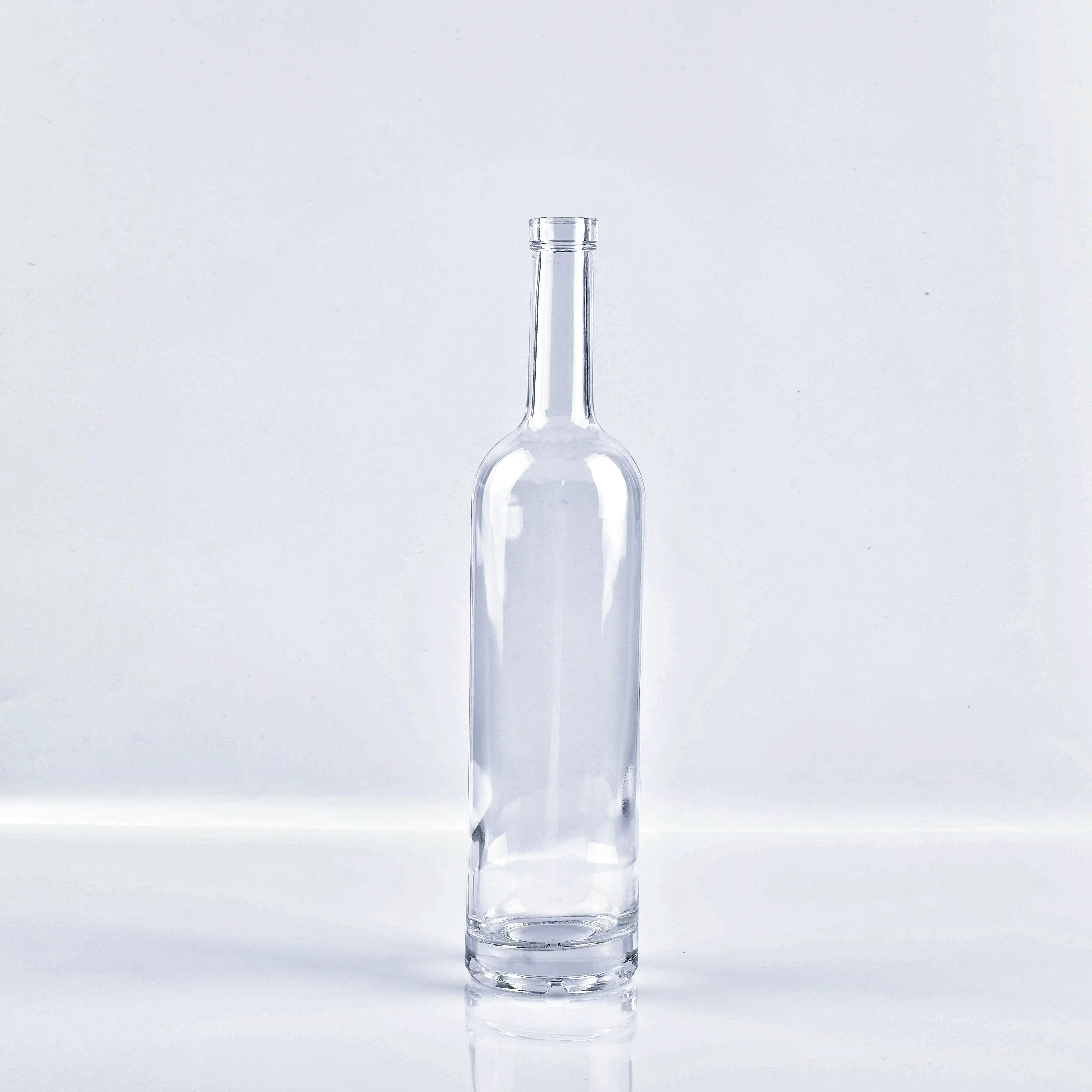 زجاجة زجاجية 750مل بورداليسا للفودكا والتكيلا والجن والميسكال